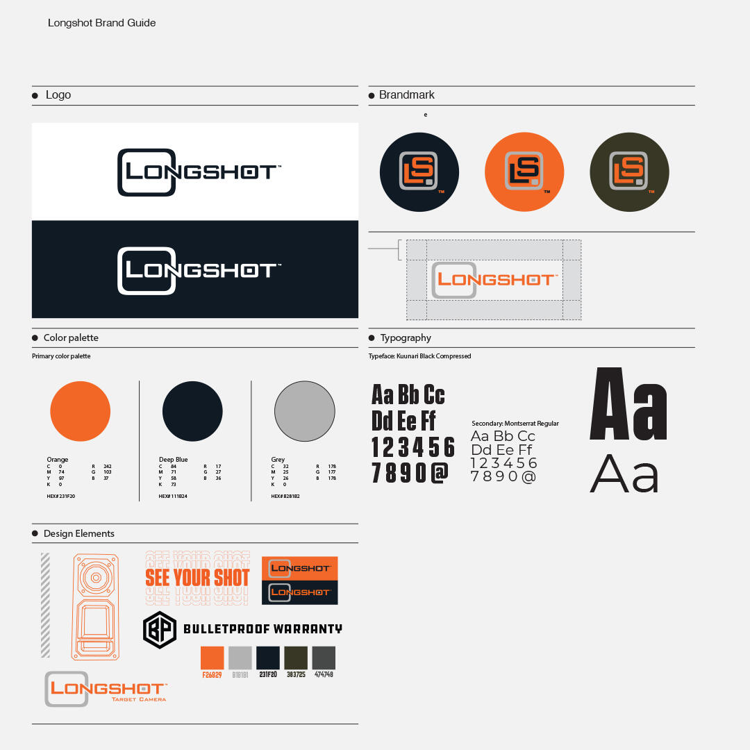 Brand Guide - Longshot Cameras